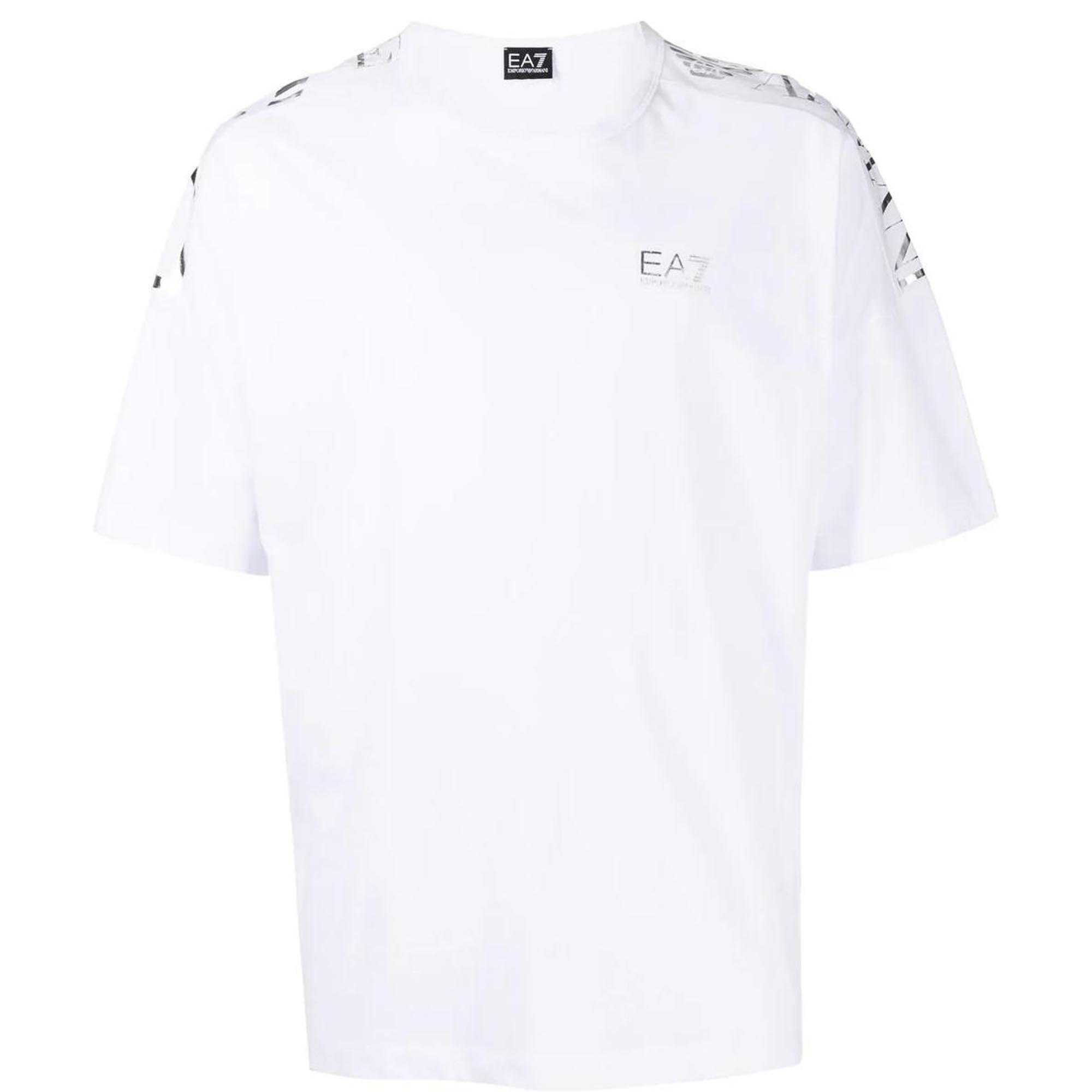 Футболка EA7 SS23 мужская EMPORIO ARMANI, зеленый — фото 3
