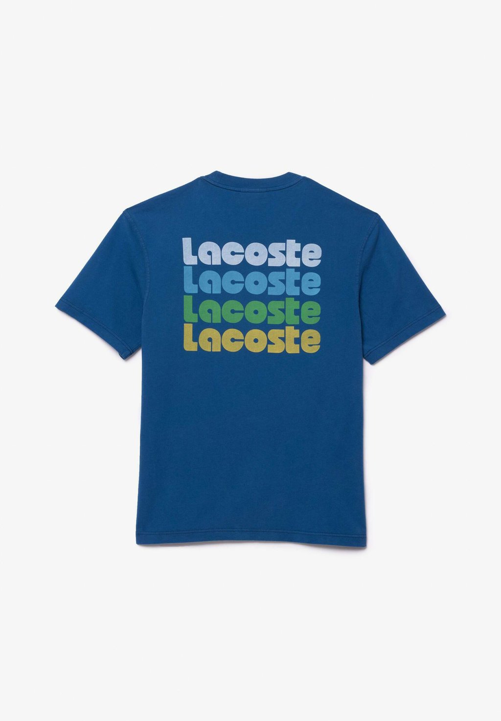 

Принт на футболке Lacoste, синий