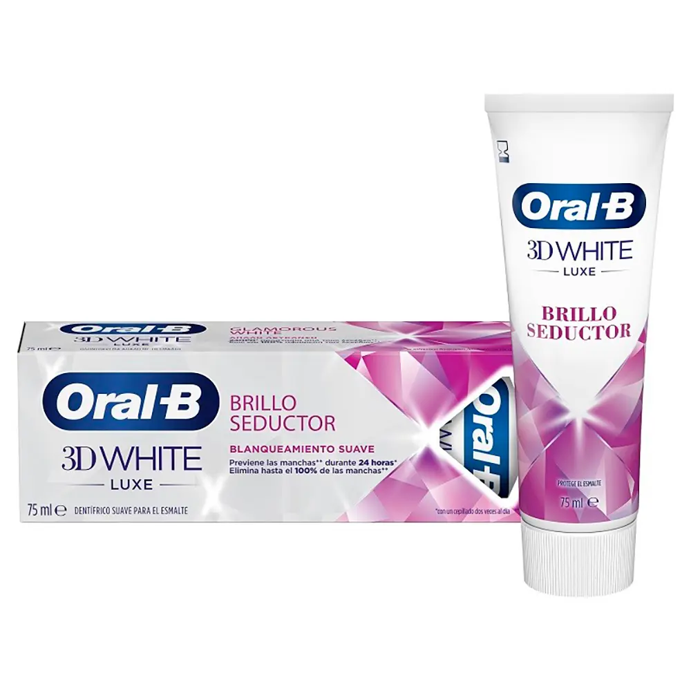 Зубная паста 3d white luxe pasta dentífrica brillo seductor Oral-B, 75 мл. — фото 2