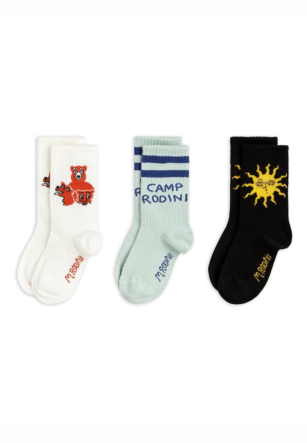 

Носки CAMP SOCKS 3 PACK UNISEX Mini Rodini, мультиколор