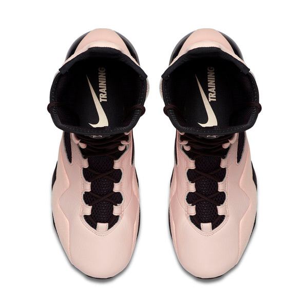 Кроссовки air max box розовые Nike, черный — фото 2