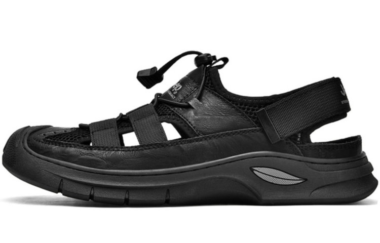 

Jeep Дышащие спортивные сандалии мужские черные, цвет Black