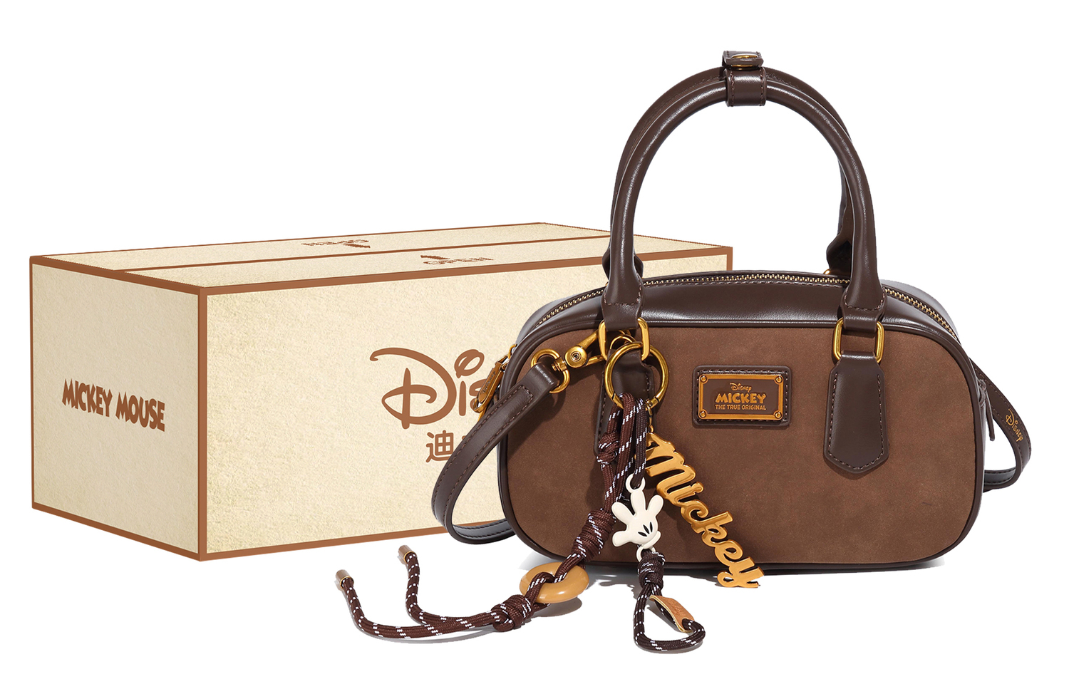 

Disney Женская кожаная сумка через плечо, Coffee
