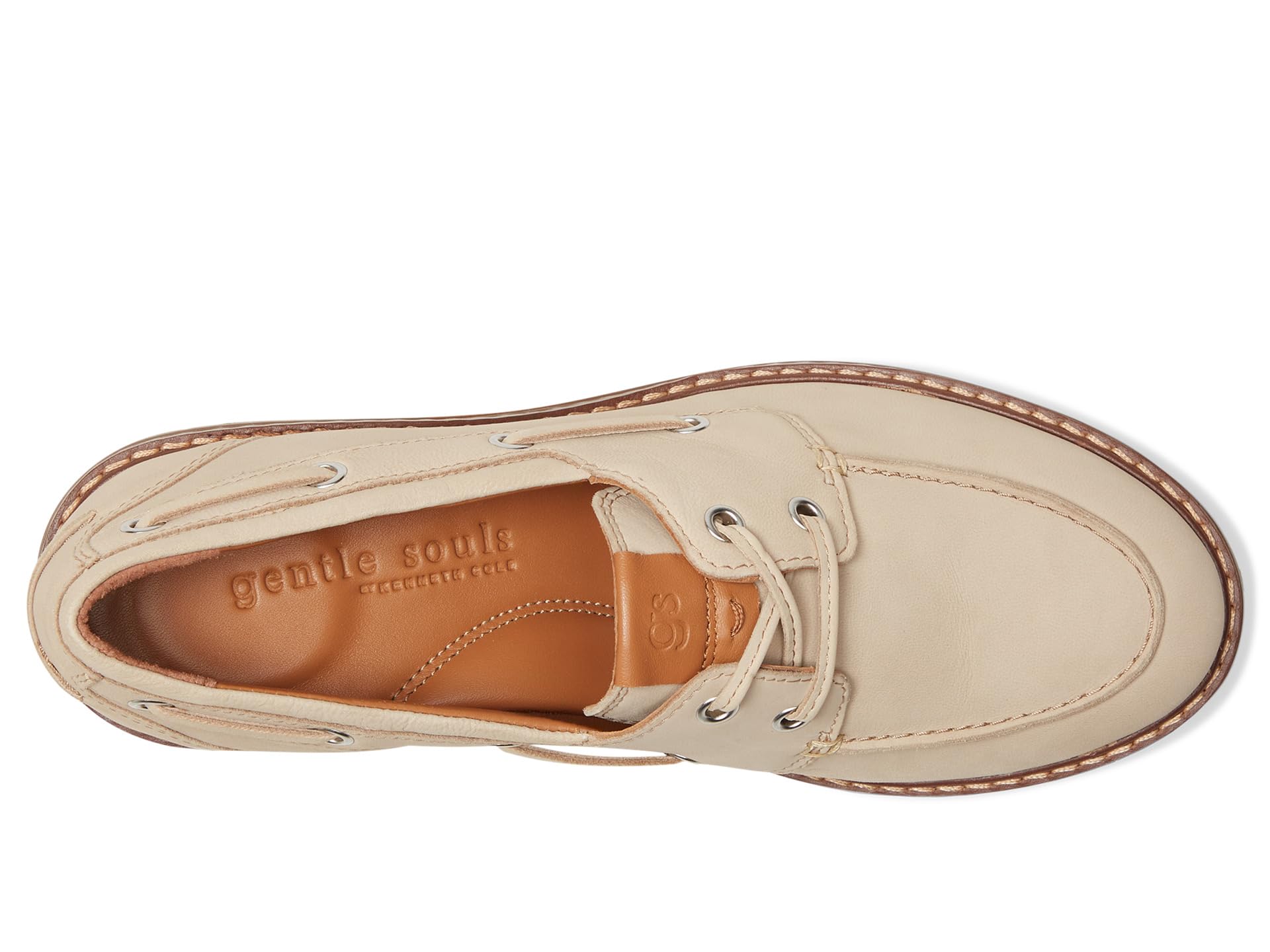 Лоферы Gentle Souls by Kenneth Cole Brigly, цвет Smoke Grey Leather — фото 2