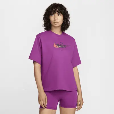 

Футболка Nike Slam, цвет Hot Fuchsia