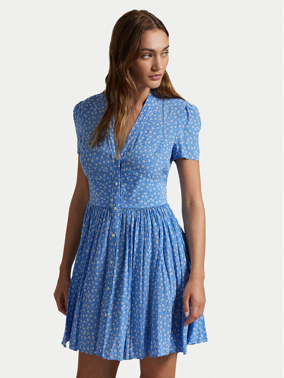 

Летнее платье стандартный крой 211969150001 Polo Ralph Lauren, синий
