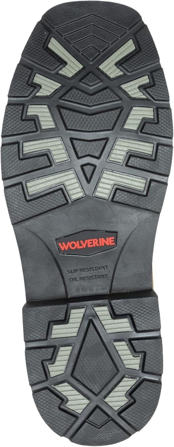 Мужские ботинки Wolverine Rancher Pull Tab с водонепроницаемой конструкцией, 25 см, черный — фото 4