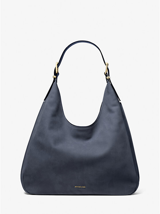 

Сумка-хобо Nolita Large Nubuck Michael Kors, синий