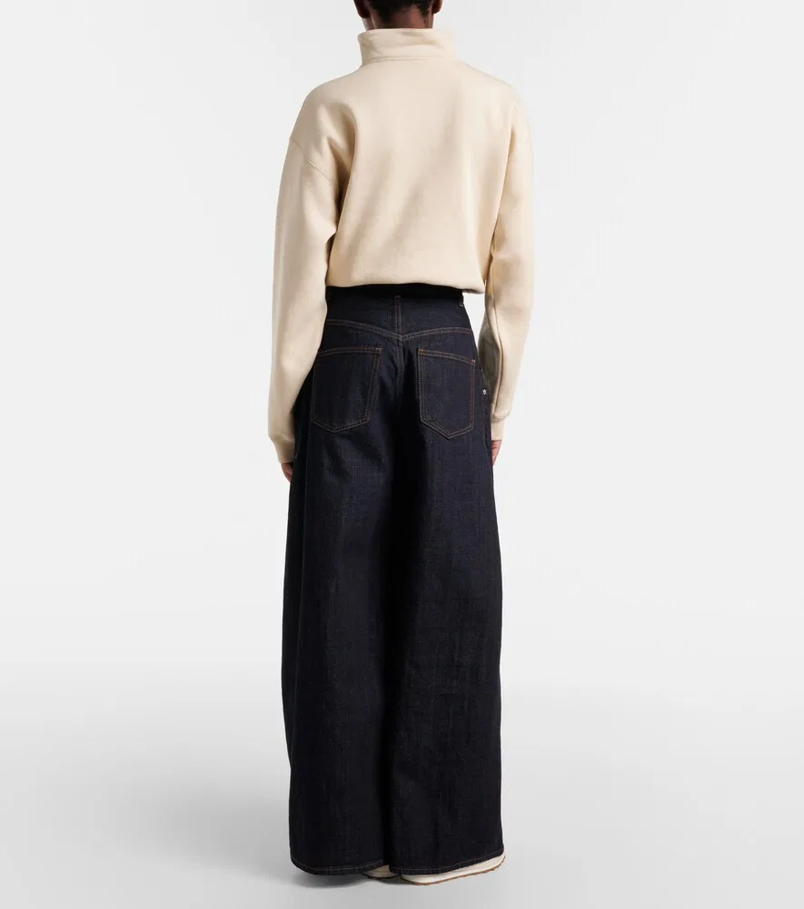 Джинсы Souro с широкими штанинами Jacquemus, синий — фото 3