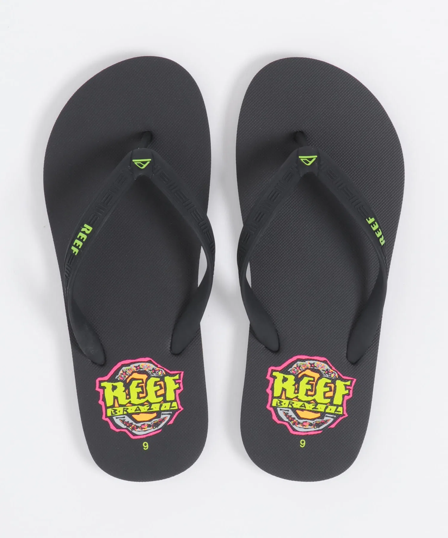Мужские пляжные сандалии REEF SEASIDE чёрные