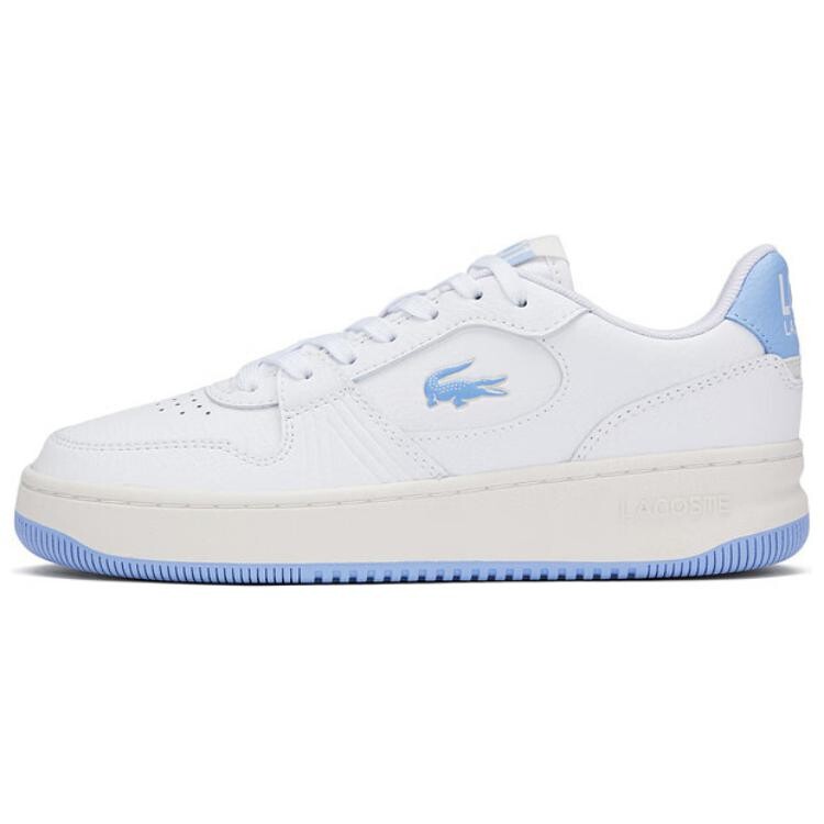 

Кроссовки LACOSTE Skateboarding Shoes Women's Low-top, белый/голубой