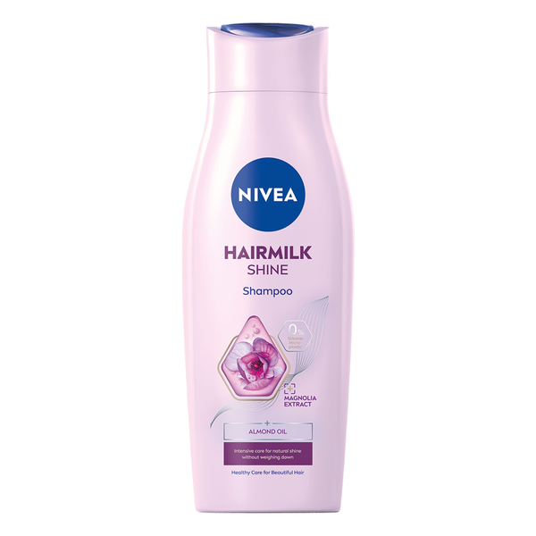 

Шампунь для волос для естественного блеска, 400 мл Nivea Hairmilk shine