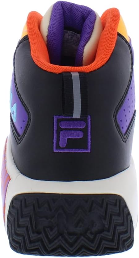 Кроссовки Fila Unisex-Child Kid's Fila Mb, черный/оранжевый/фиолетовый — фото 4