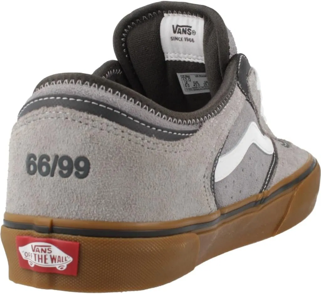 Кроссовки Vans Rowley Classic Unisex Adult, Gray — фото 3