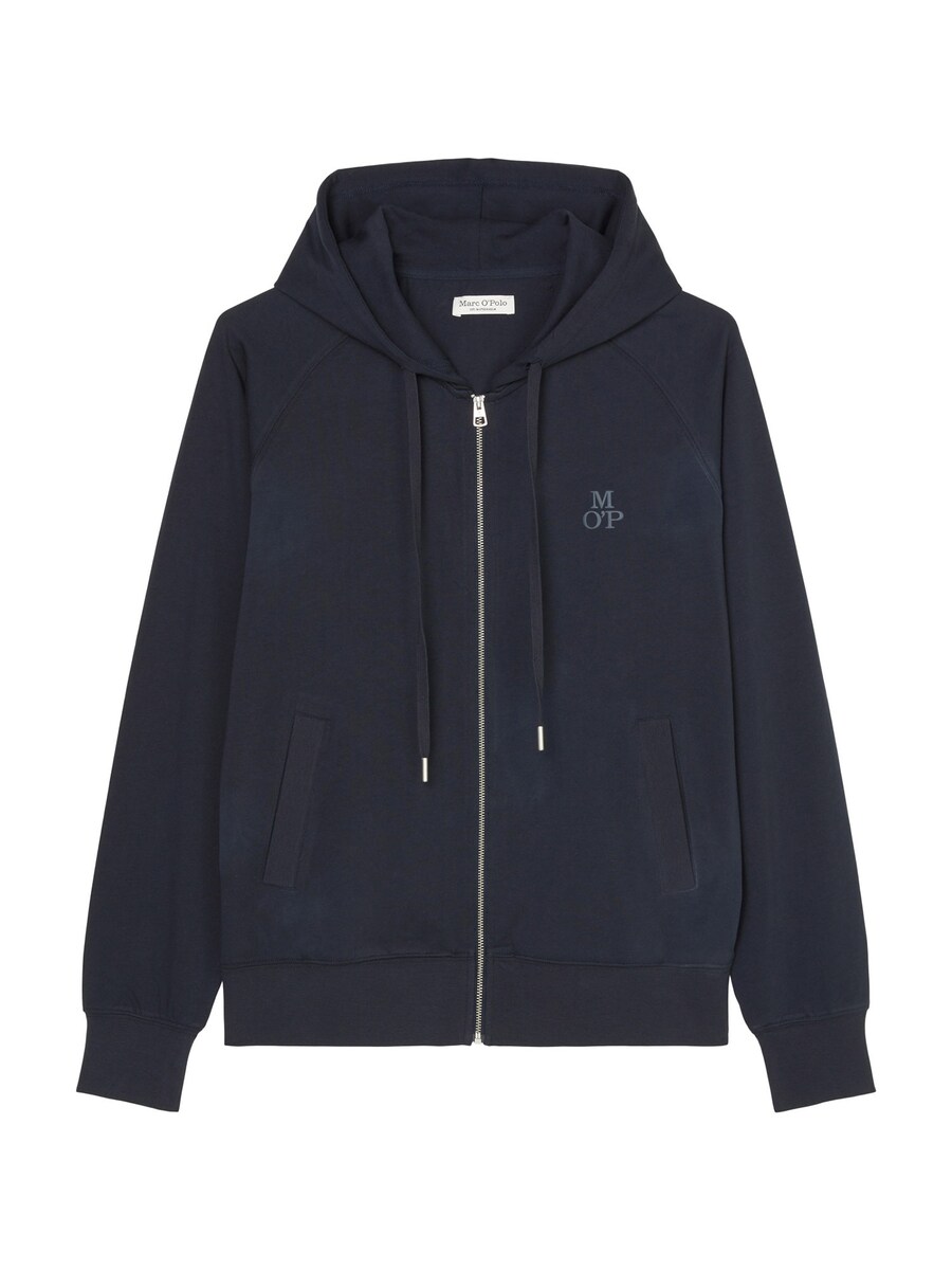 

Толстовка с капюшоном на молнии Marc O'Polo Heavy Jersey, темно-синий