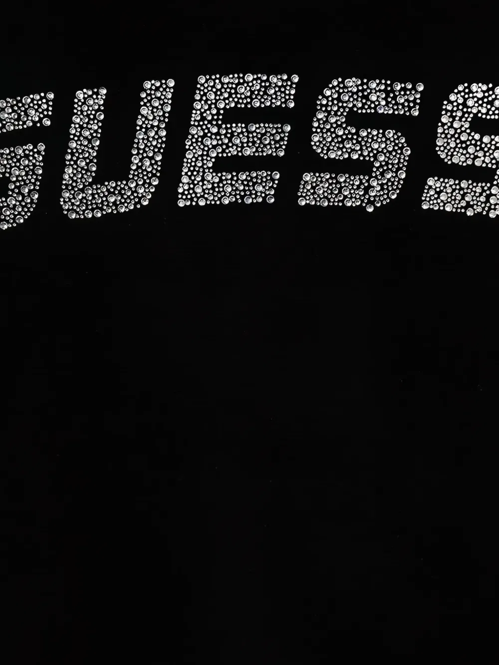 Толстовка, украшенная стразами Guess Kids, черный — фото 3