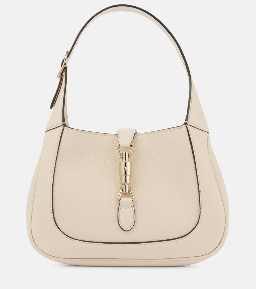 

Джекки 1961 Маленькая кожаная сумка через плечо Gucci, New Ivoire/Vrv