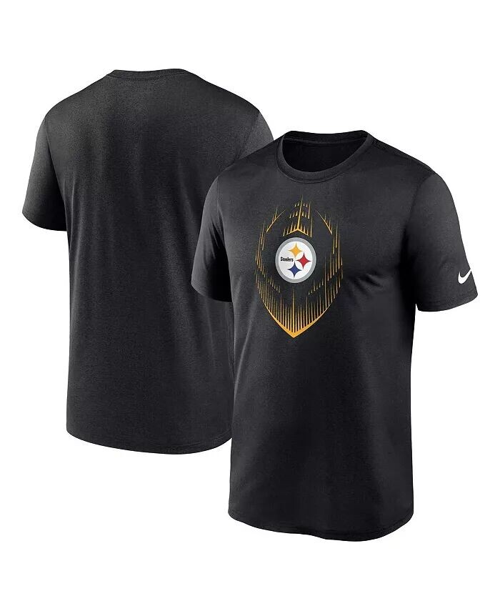 

Мужская черная футболка Pittsburgh Steelers Primetime Legend Icon Performance Nike