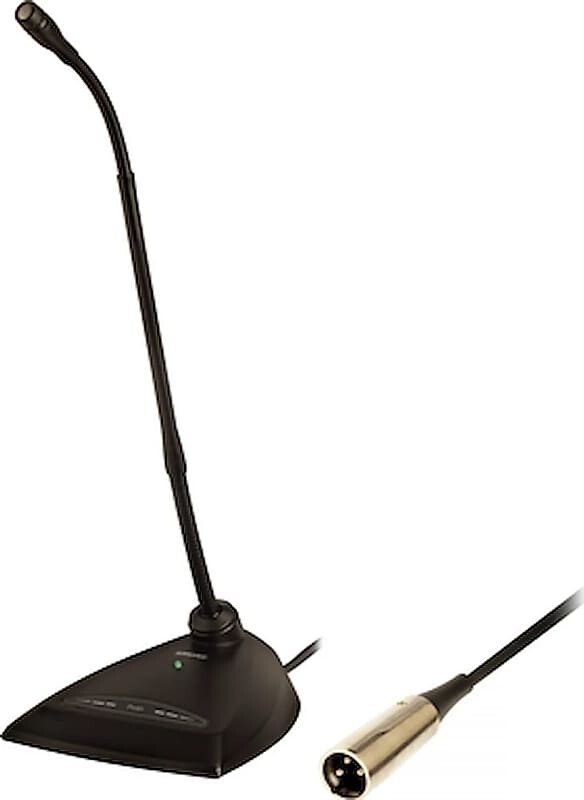 

Микрофон Shure MX418SE/C 18" Microflex Cardioid Gooseneck Mic with In-Line Preamp, 10' Cable