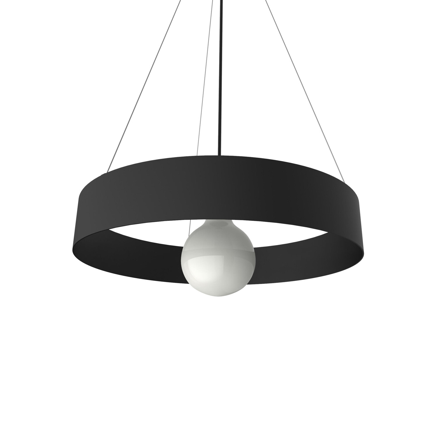 

Подвесной светильник Lumicom, 40x40x6 см, черный