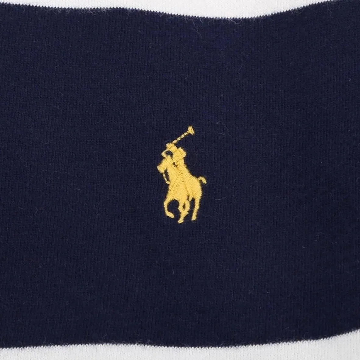 Поло Polo Ralph Lauren Slim Fit Marine Blue — фото 4