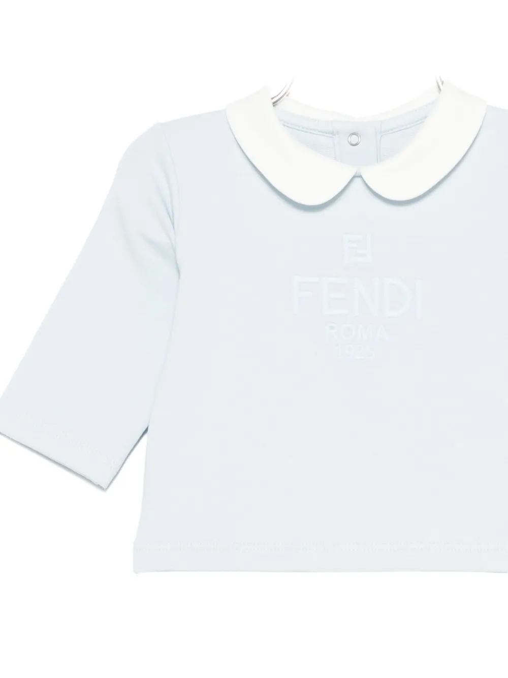Комплект боди с воротником Питер Пэн (комплект из трех) FENDI KIDS, синий — фото 2