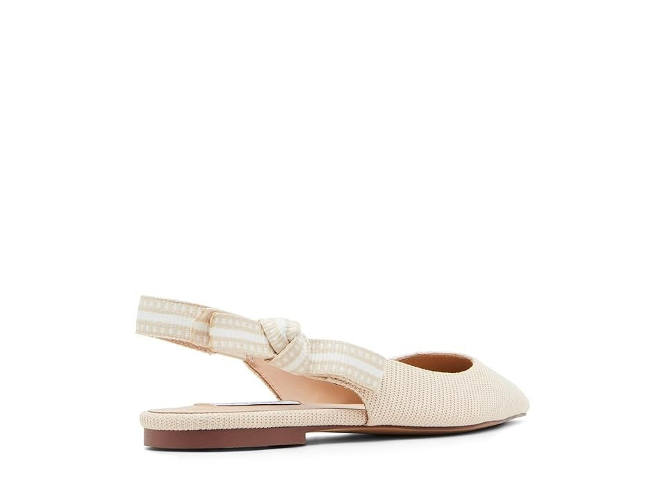 Стильные мюли Steve Madden Olsen с заостренным мысом и ремешком на щиколотке, бежевый — фото 3