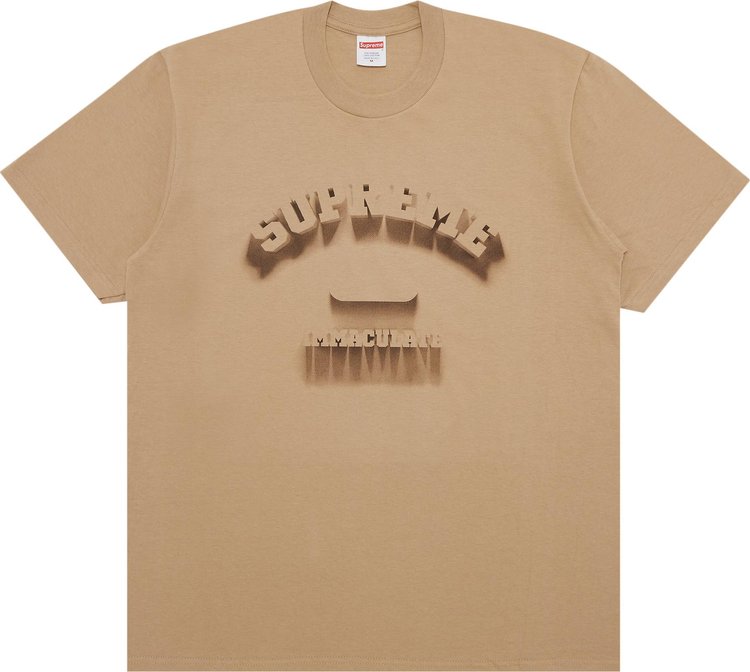 

Футболка Supreme Shadow 'Khaki', загар