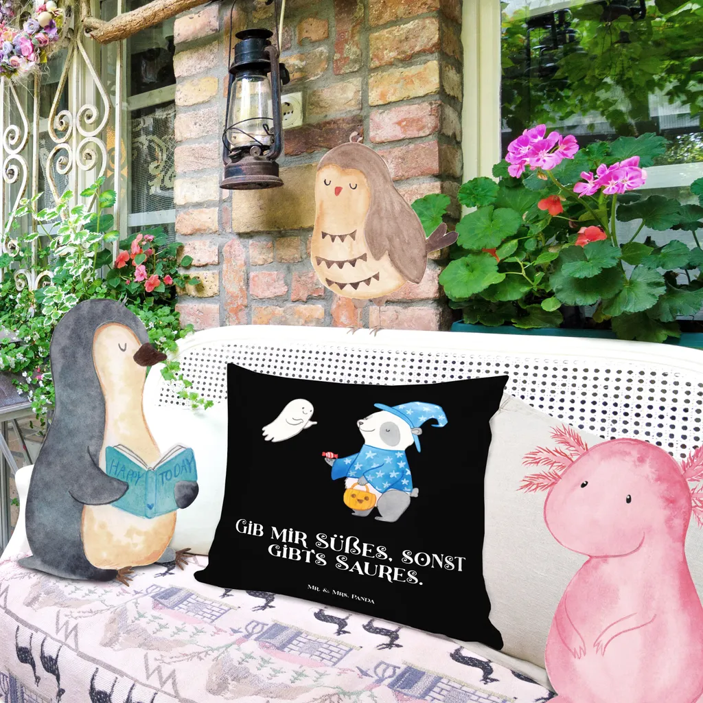 

Декоративная подушка Mr. & Mrs. Panda, серый