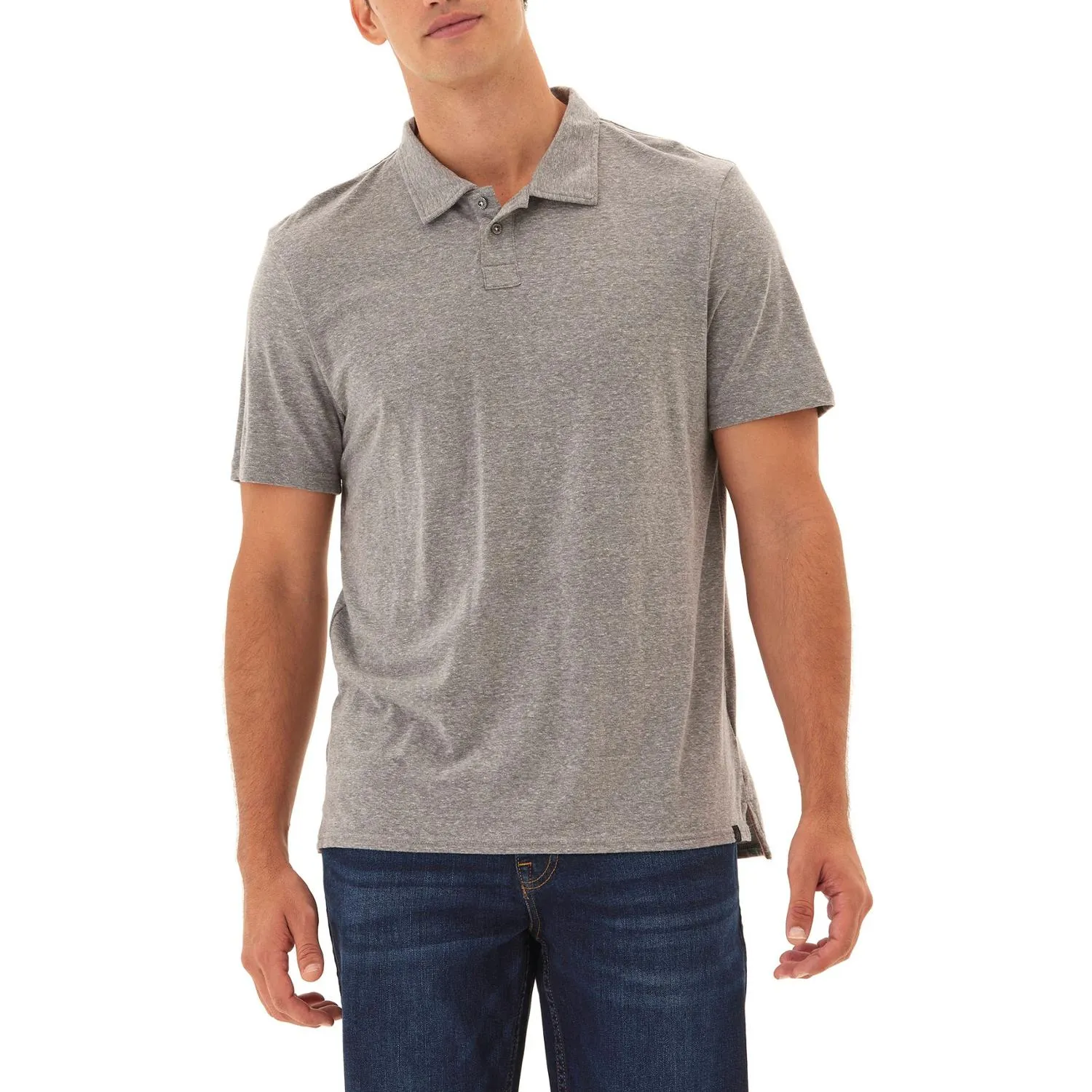 

Трикотажная поло для мужчин Threads 4 Thought, Heather Grey