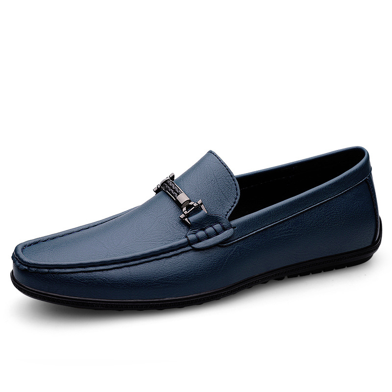 

SENJIALUO Мокасины унисекс синие всесезонные, цвет Blue All-Season