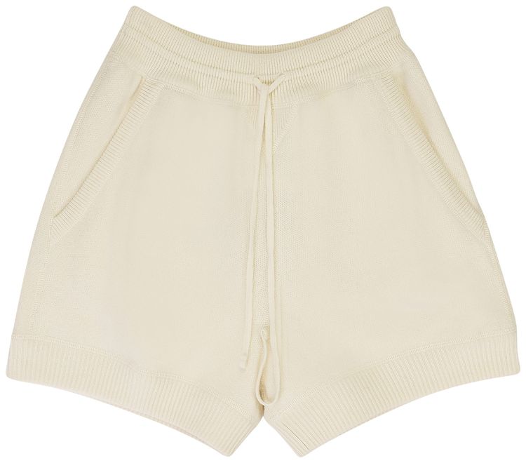 

Шорты Miu Miu Logo Shorts 'White', кремовый