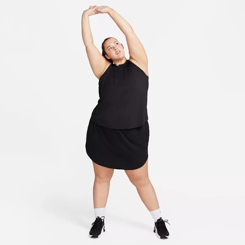 Женская майка Nike One Classic Dri-FIT (большие размеры), черный — фото 2