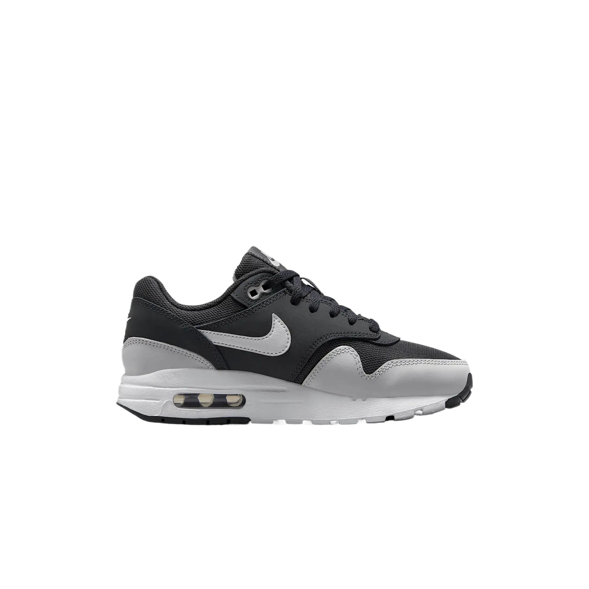 Кроссовки Air Max 1 Kids' для тренировок Nike, серый черный/серый/белый/черный — фото 2