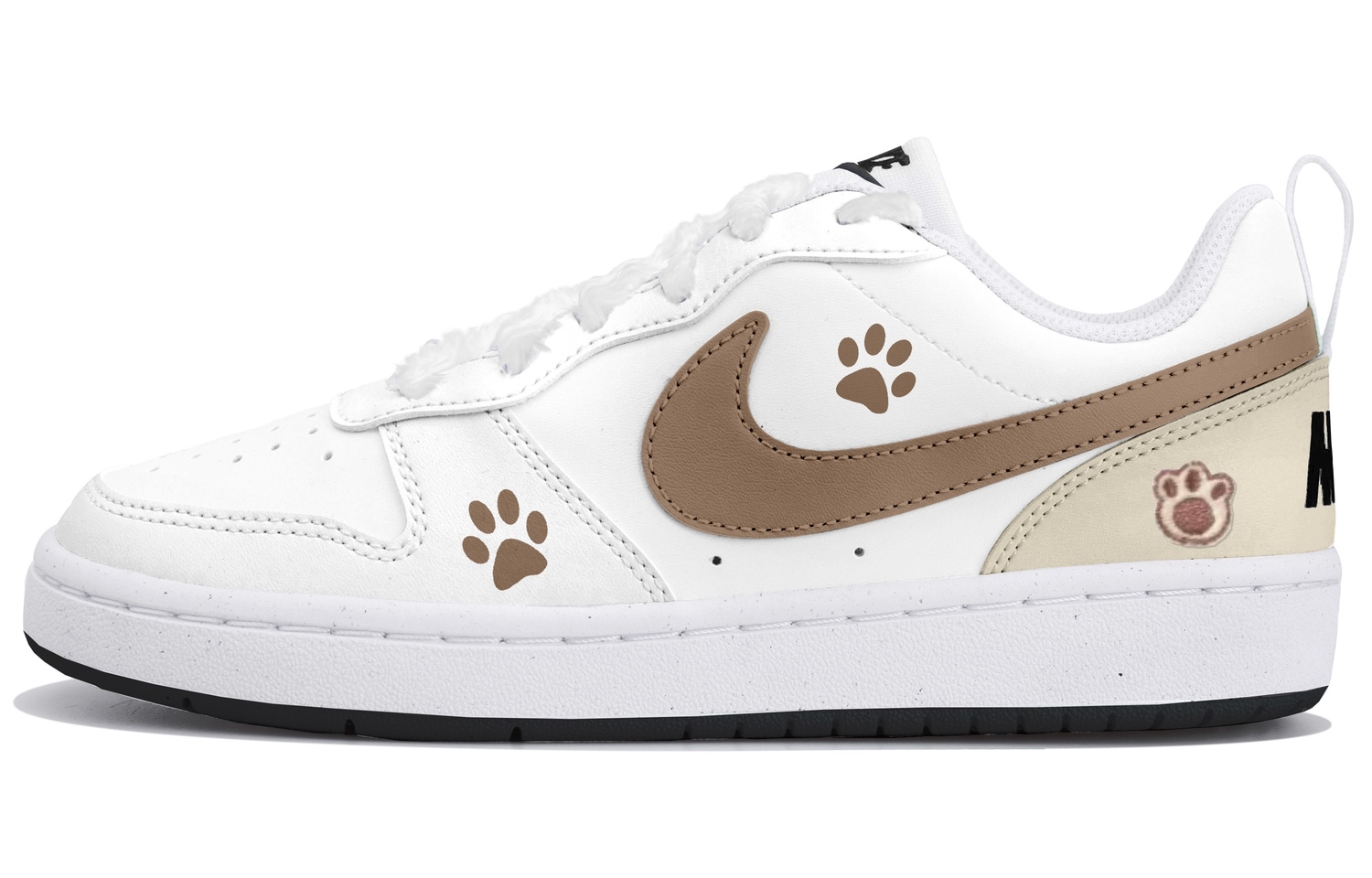 

Nike Court Borough Low top Детские скейтерские кроссовки Brown для подростков
