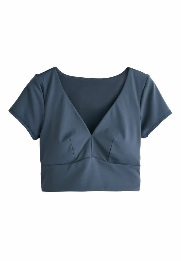 

Спортивная базовая футболка с глубоким вырезом Lipsy, Navy, Синий, Спортивная базовая футболка с глубоким вырезом Lipsy, Navy