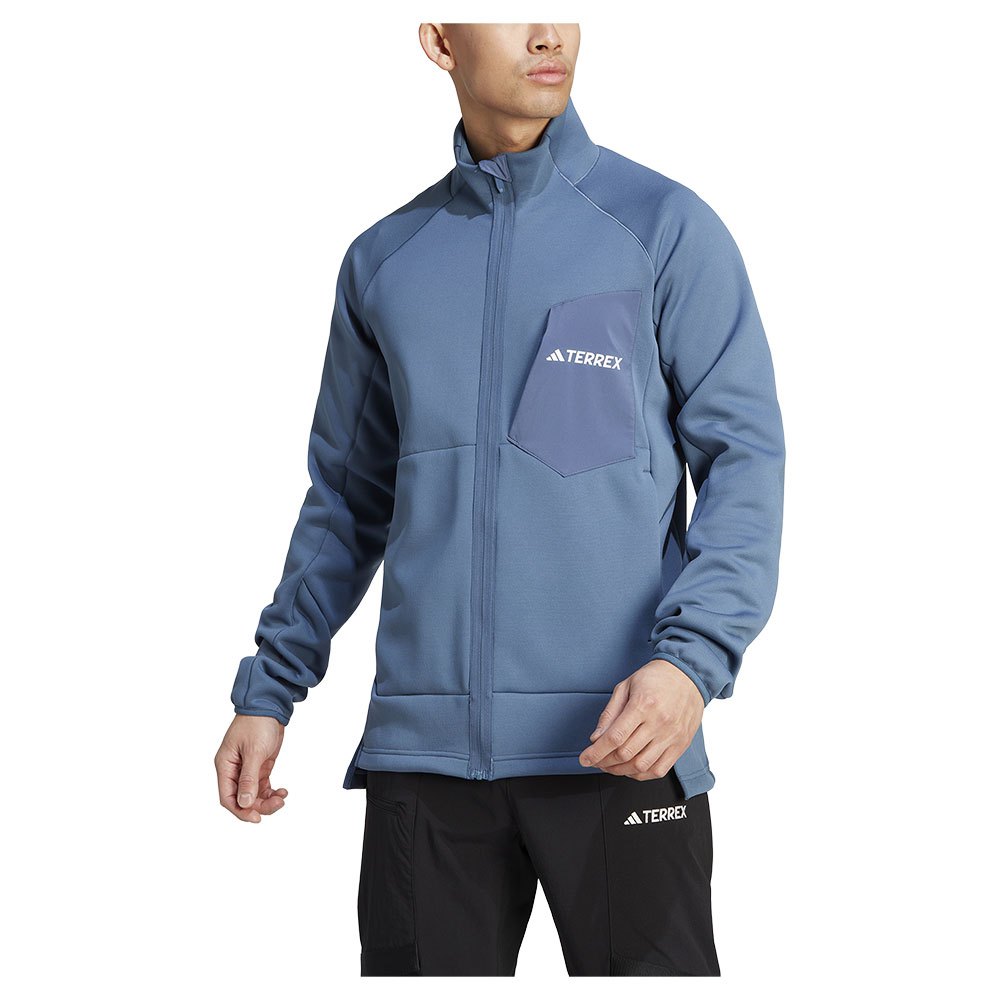 

Толстовка на молнии adidas Organiser Xperior Medium Fleece, синий