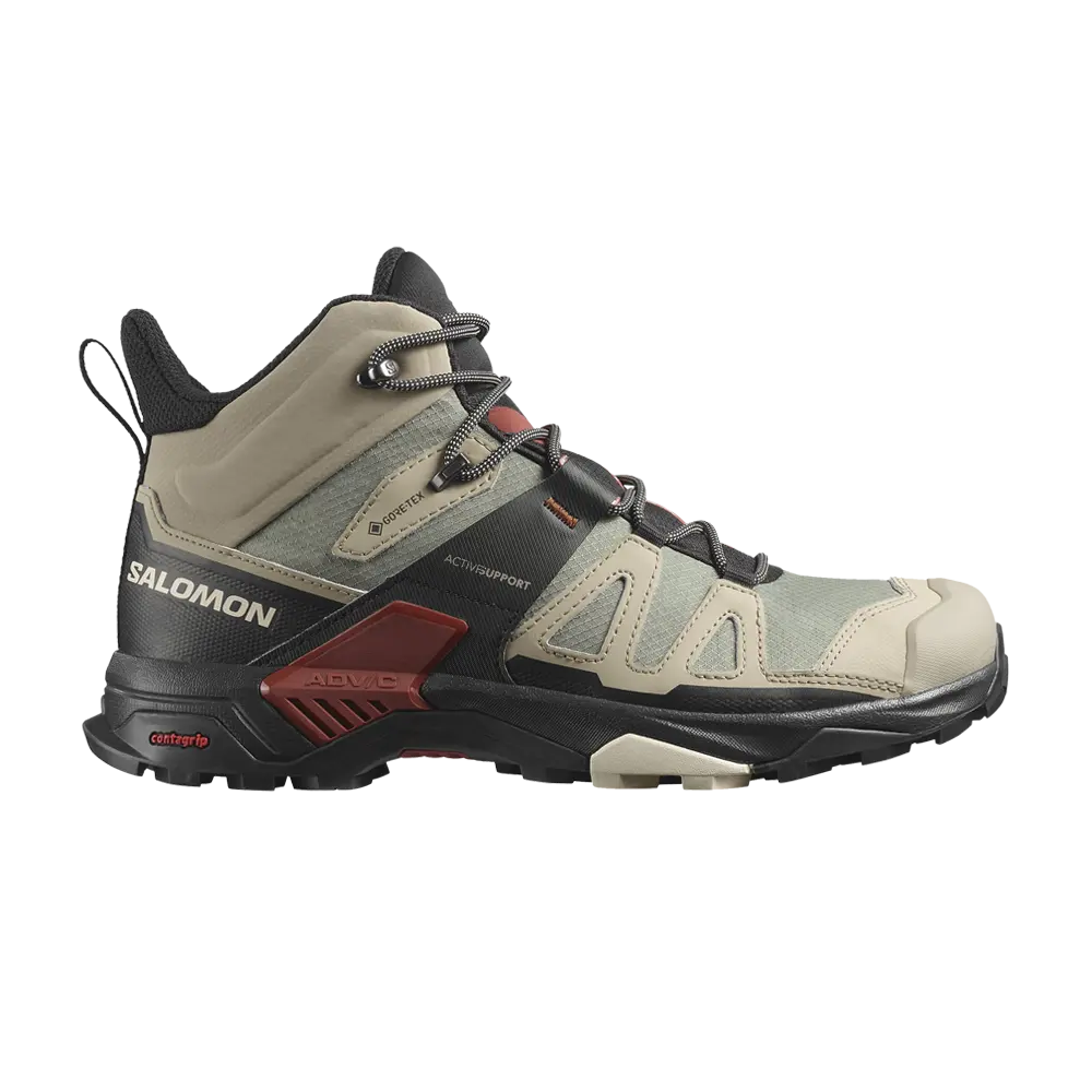 

Кроссовки X Ultra 4 Mid GORE-TEX Salomon, желто-коричневый