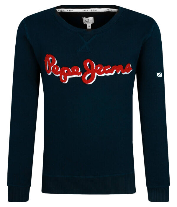 

Свитшот детский Pepe Jeans London Lamonty с логотипом бренда, синий