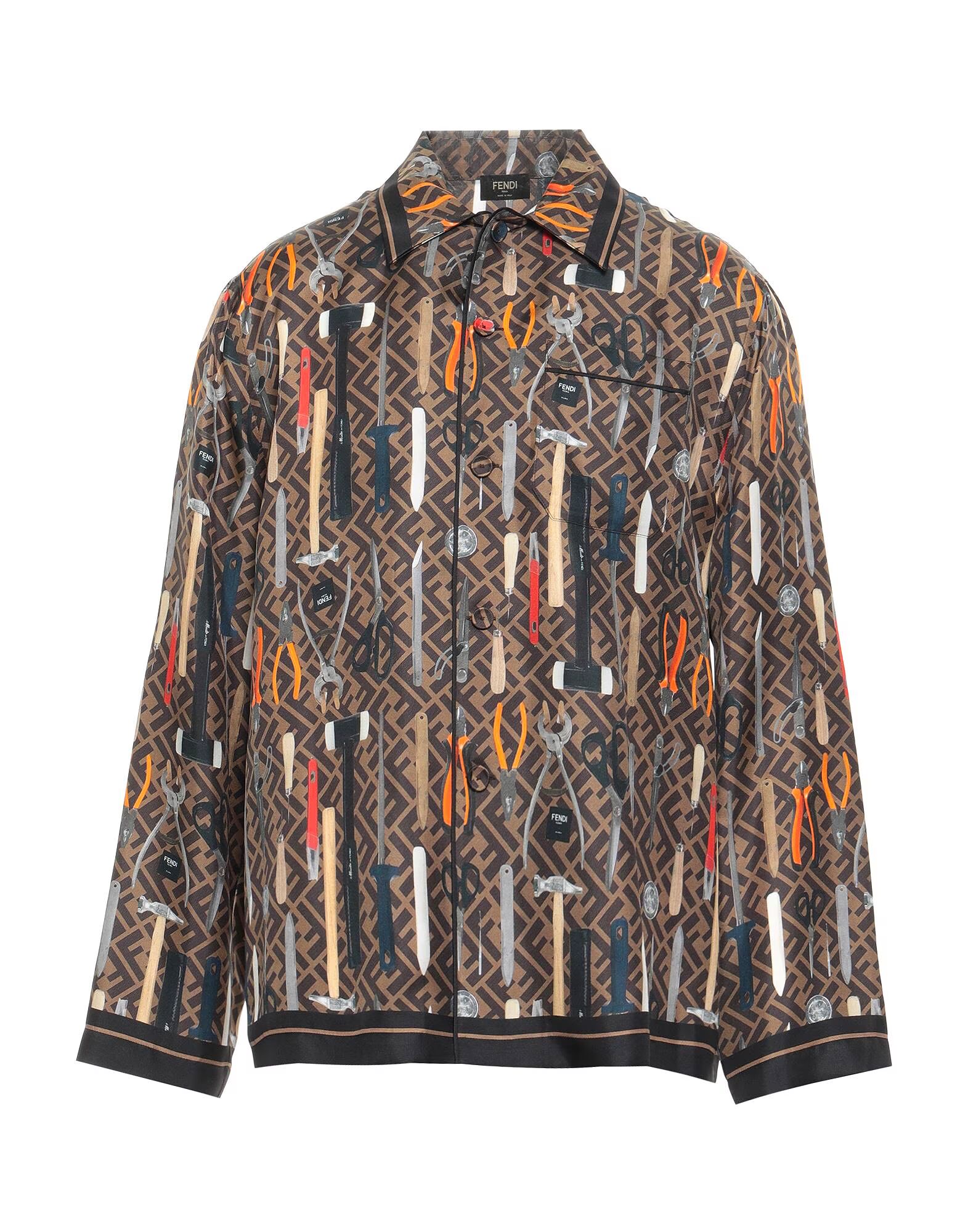 

Рубашка Fendi, светло-коричневый