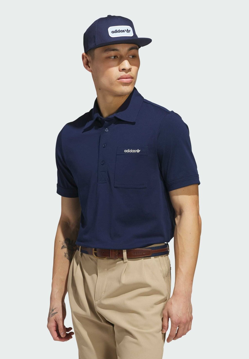 

Рубашка поло POCKET Adidas Golf Originals, темно-синий
