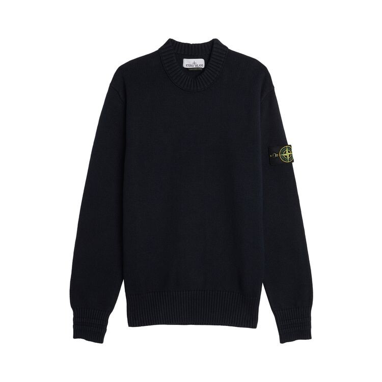 

Толстовка Stone Island Loose Fit Crewneck Navy Blue, синий