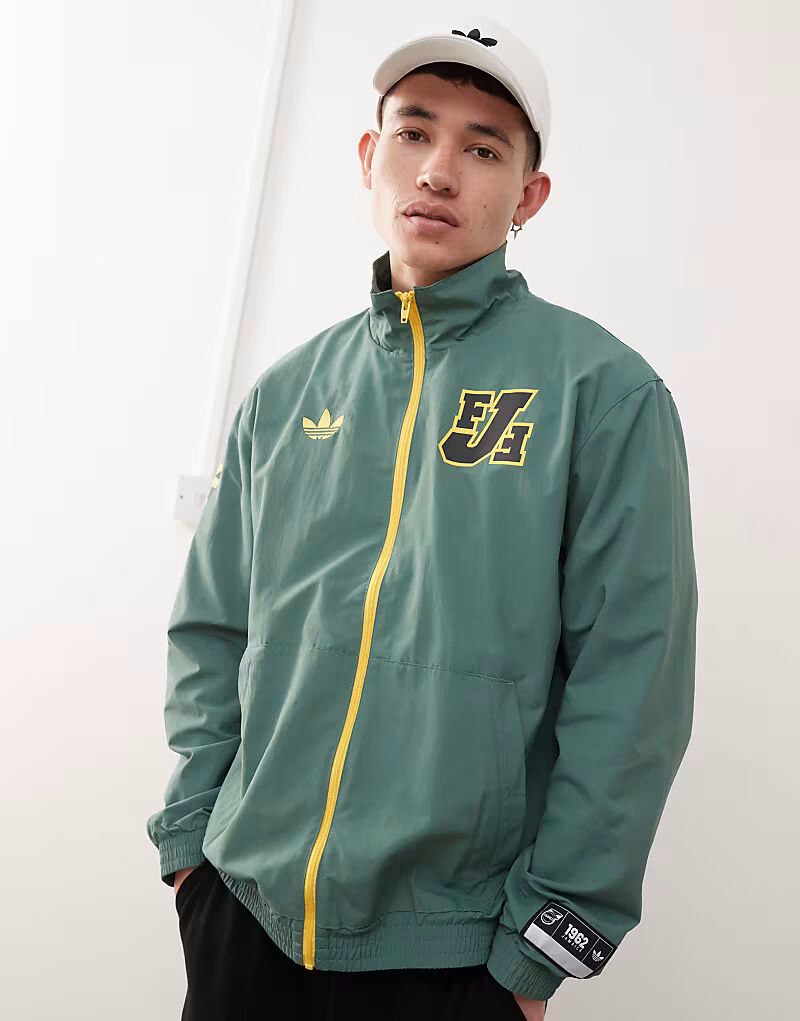 

Спортивная куртка Adidas Originals Jamaica VRCT зеленого цвета