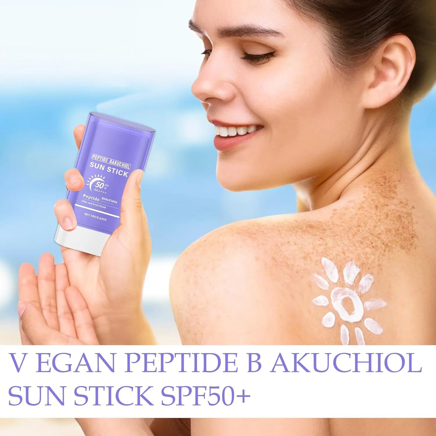 Солнцезащитный стик V Egan Peptide B Akuchiol SPF50+ Generisch — фото 3