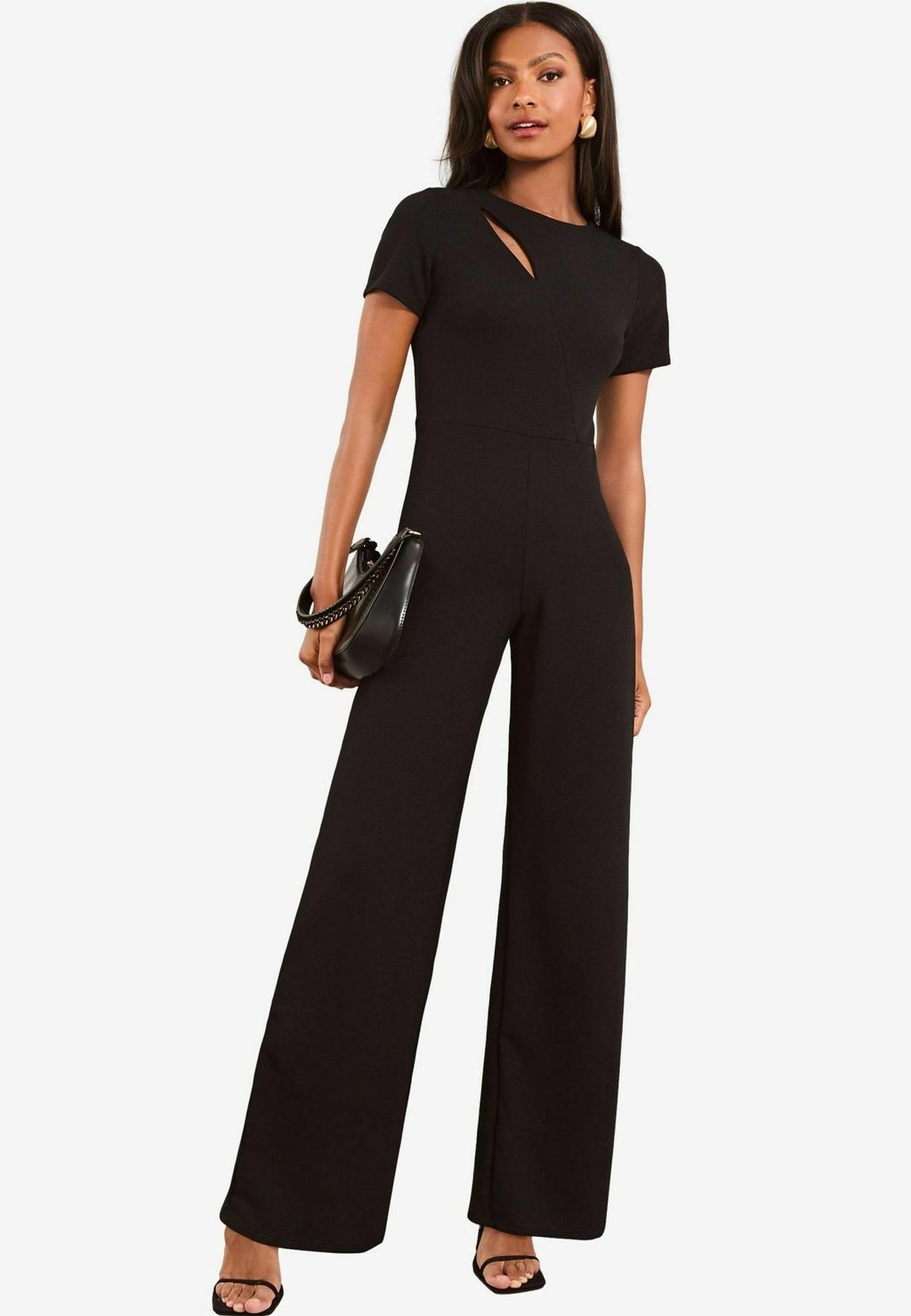 

Комбинезон SHORT SLEEVE SPLICE Lipsy, черный