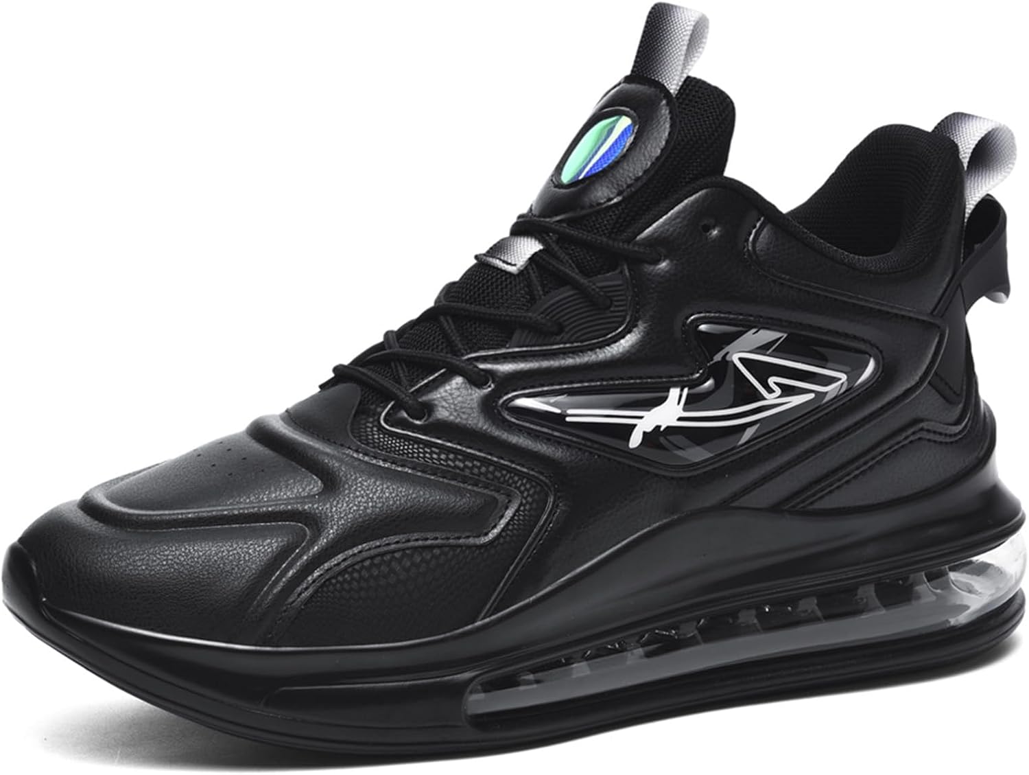 

Мужские повседневные спортивные кроссовки осень-зима, фитнес, нескользящие массивные платформенные кроссовки для ходьбы и бега Generic, черный