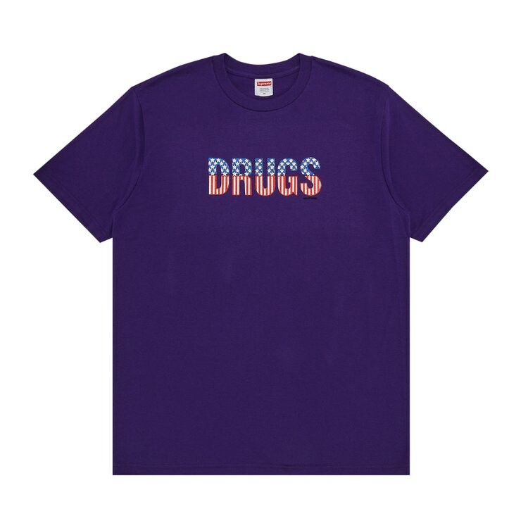 

Футболка Supreme Drugs Tee, фиолетовый