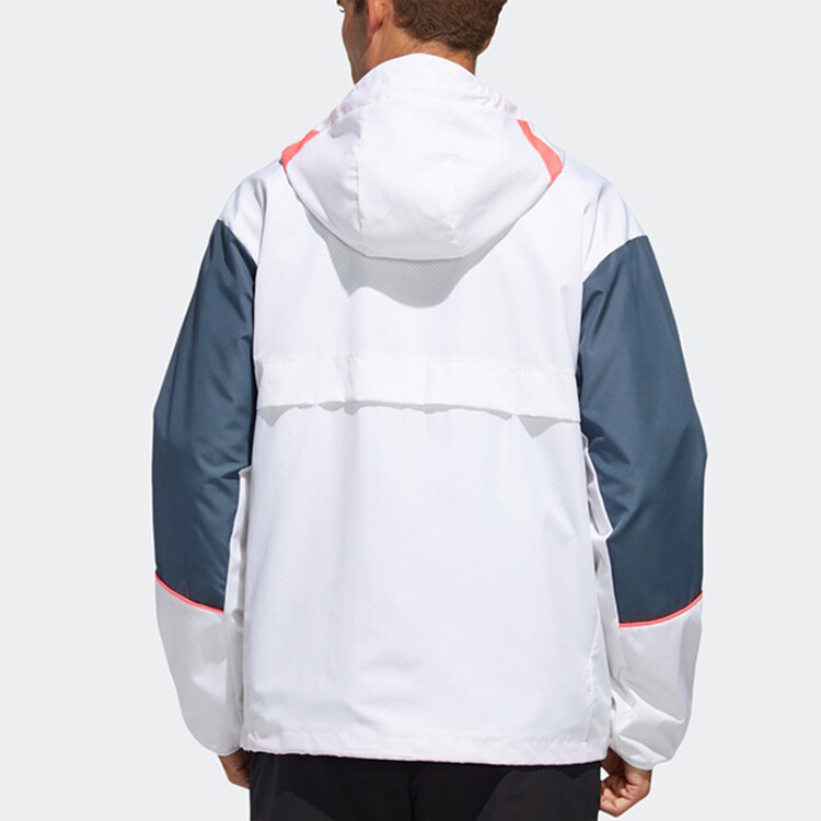 WND Sports Стильная куртка с капюшоном белого цвета Adidas, белый — фото 3