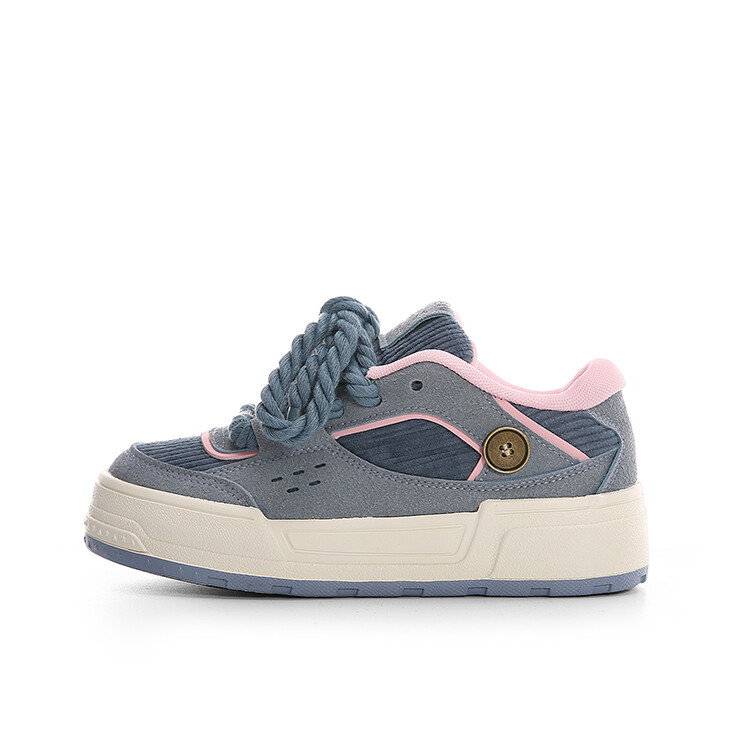 

Кроссовки Lovely you Skateboarding Shoes Women's Low-top Blue Powder, синий