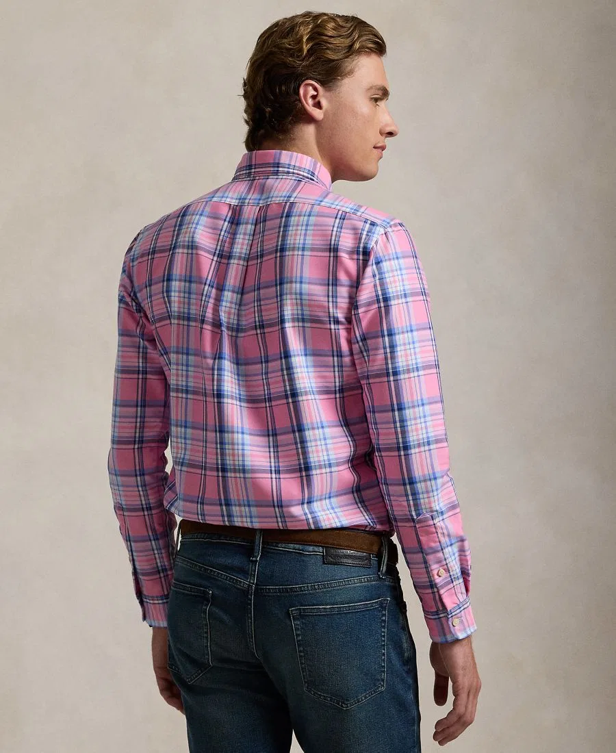 Мужская классическая рубашка оксфордского кроя Performance Polo Ralph Lauren, мультиколор — фото 3
